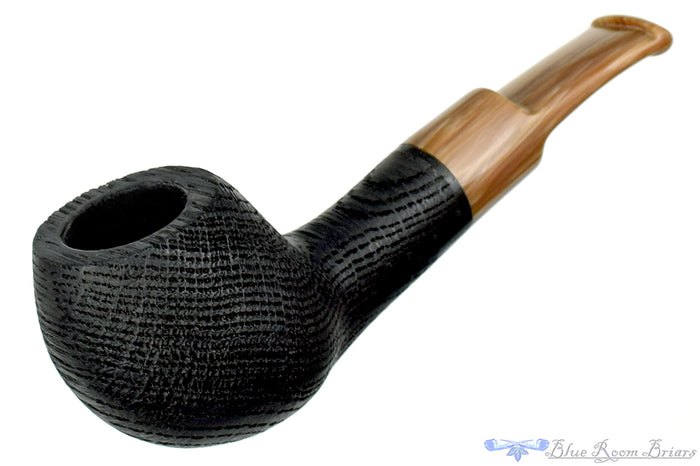 Blue Room Briars is proud to present this Ron Smith Pipe "Alex" Morta with Camel Brindle Acrylic