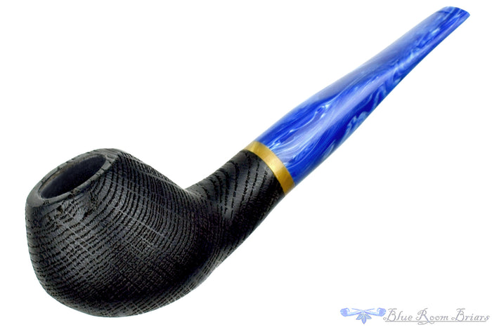 Blue Room Briars is proud to present this Ron Smith Pipe "Travis" Sandblast Morta with Acrylic