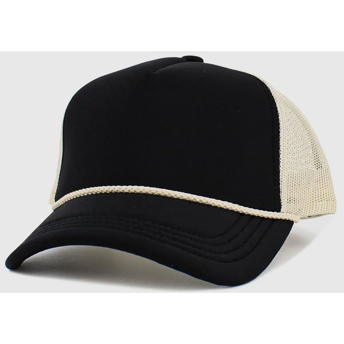 Rope Accent Foam Trucker Hat
