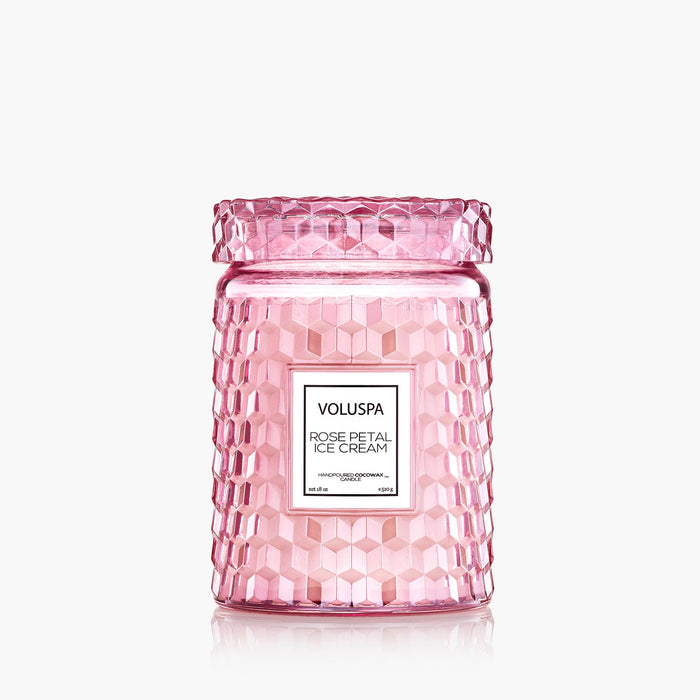 Rose Petal Ice Cream - Large Jar Candle
