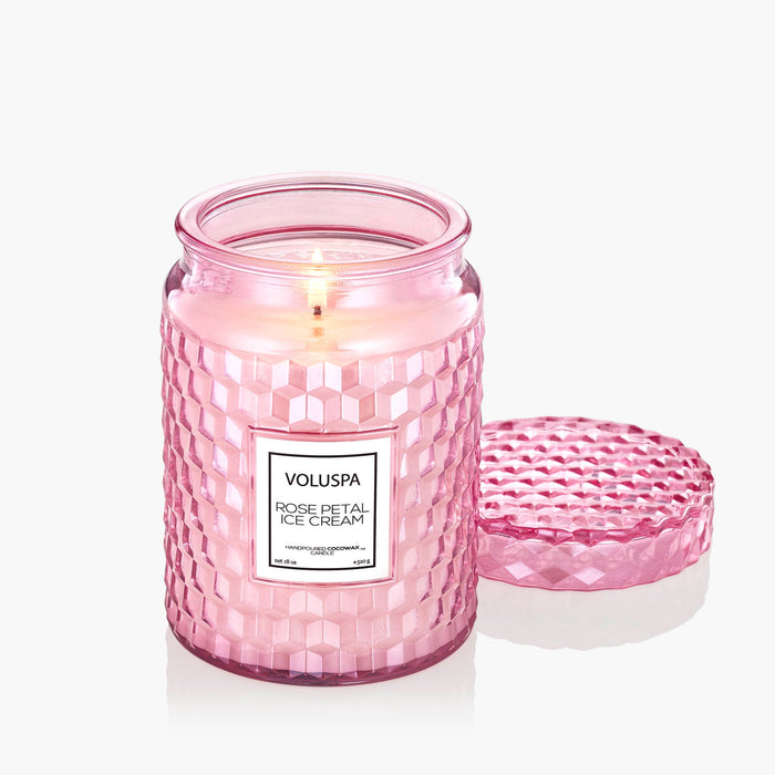 Rose Petal Ice Cream - Large Jar Candle