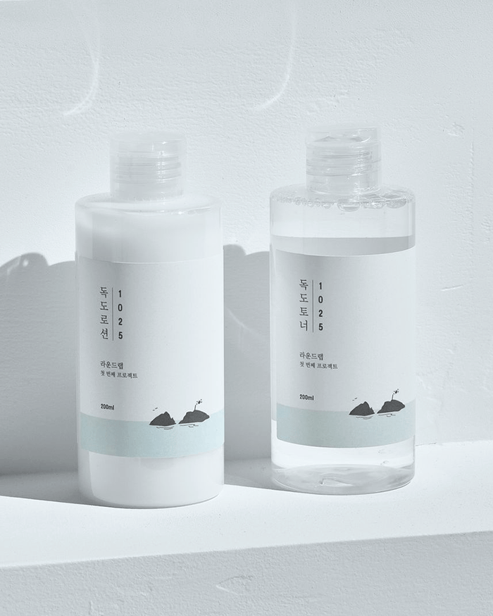 ROUND LAB 1025 Dokdo Toner + Lotion Special Set ($50 Value)
