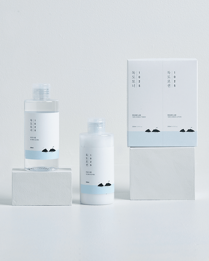 ROUND LAB 1025 Dokdo Toner + Lotion Special Set ($50 Value)