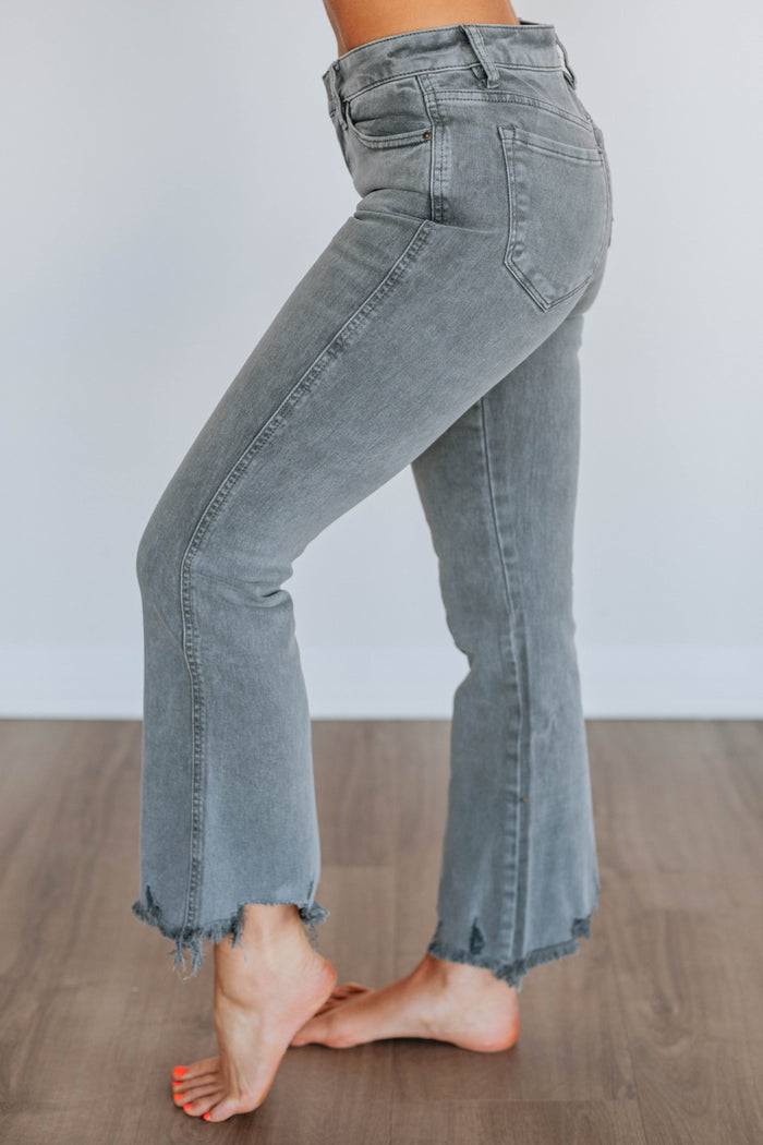 Roxanne Mica Jeans - Charcoal