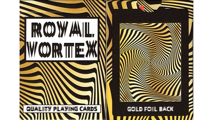 Royal Vortex Gold Foil Playing Cards by PlayingCardDecks