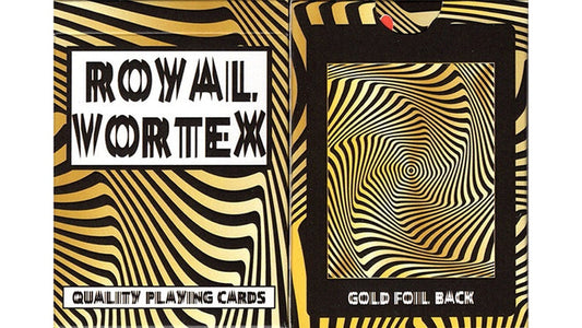Royal Vortex Gold Foil Playing Cards by PlayingCardDecks