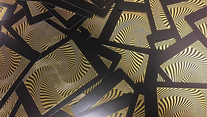 Royal Vortex Gold Foil Playing Cards by PlayingCardDecks