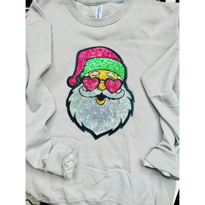 Santa Sequin Patch