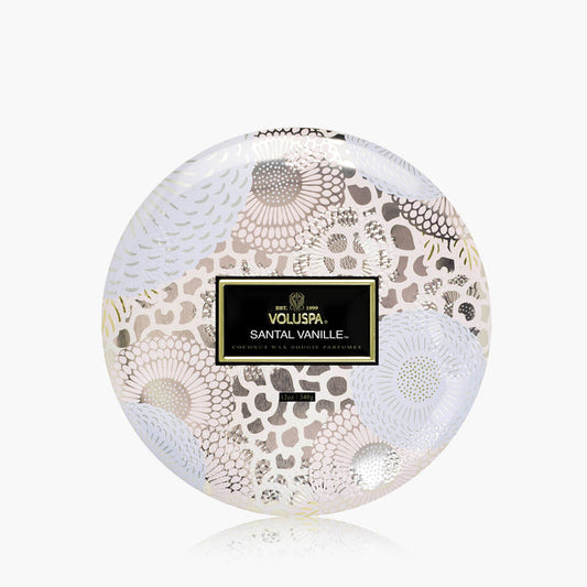 Santal Vanille - 3 Wick Tin Candle