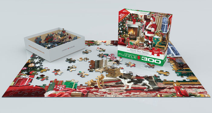 Santa's Best Friend by Richard MacNeil 300-Piece Puzzle