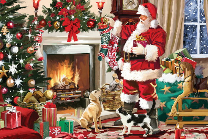Santa's Best Friend by Richard MacNeil 300-Piece Puzzle