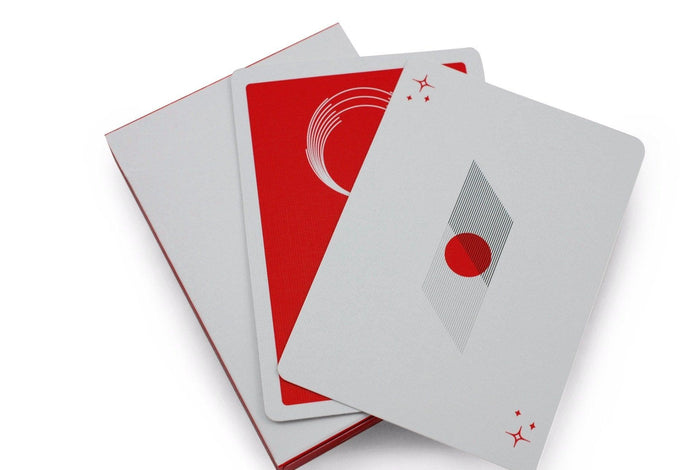 Saturn Red October Playing Cards* Playing Cards by Avanth