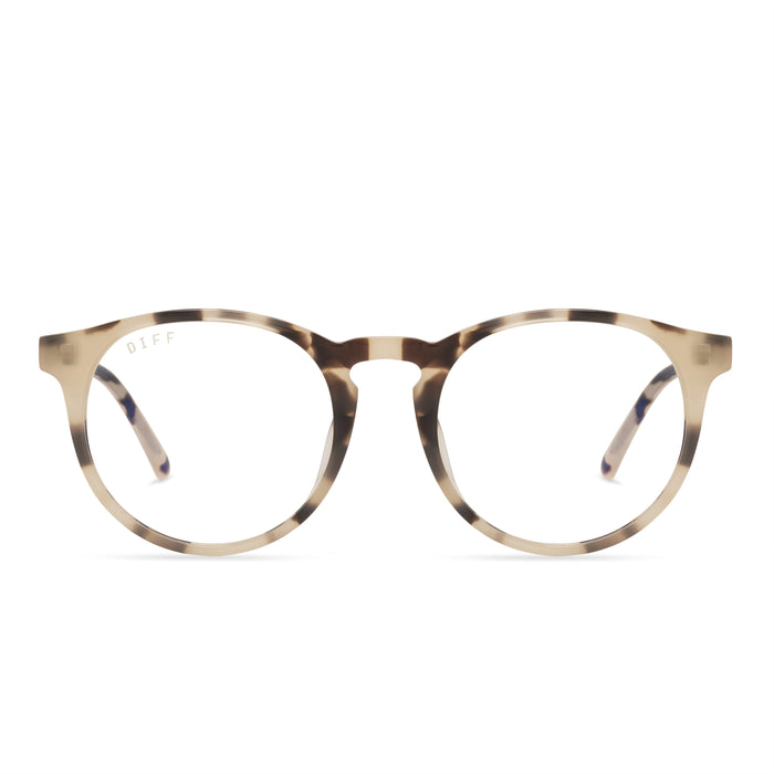SAWYER - CREAM TORTOISE + BLUE LIGHT TECHNOLOGY front