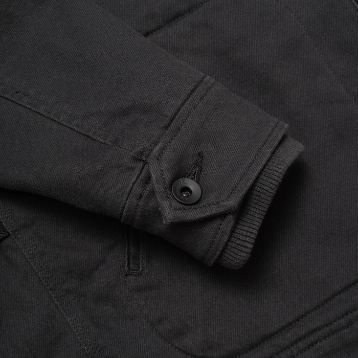 Service Jacket in Steel Twill and Teolai Flannel