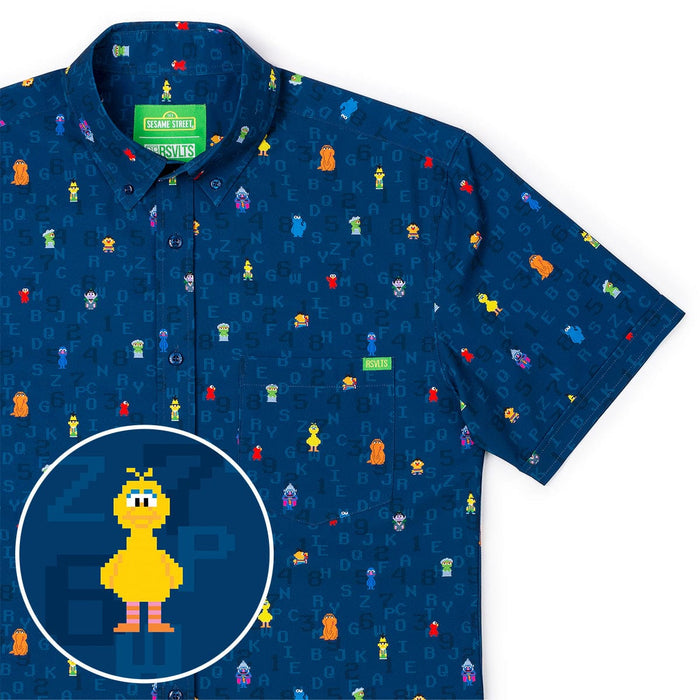 RSVLTS XS Sesame Street Short Sleeve Shirt Sesame Street "8-Bit Buddies" – KUNUFLEX Short Sleeve Shirt Sesame Street "8-Bit Buddies" – KUNUFLEX Short Sleeve Shirt