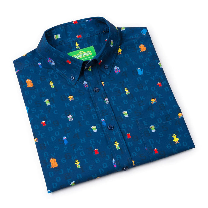 RSVLTS Sesame Street Short Sleeve Shirt Sesame Street "8-Bit Buddies" – KUNUFLEX Short Sleeve Shirt Sesame Street "8-Bit Buddies" – KUNUFLEX Short Sleeve Shirt