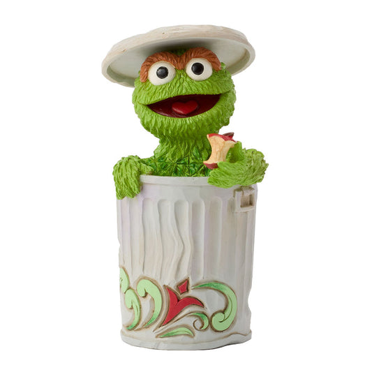 Sesame Street by Jim Shore | Oscar the Grouch Figurine | Figurine