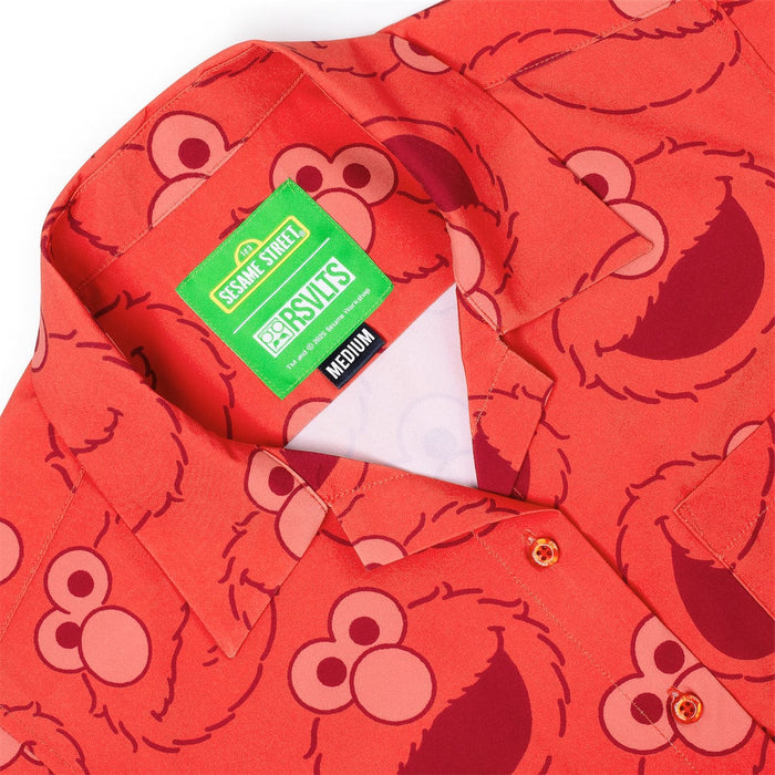 RSVLTS Sesame Street Women's Short Sleeve Shirt Sesame Street "Elmo Everywhere" – Women's  KUNUFLEX Short Sleeve Shirt Sesame Street "Elmo Everywhere" – Women's  KUNUFLEX Short Sleeve Shirt