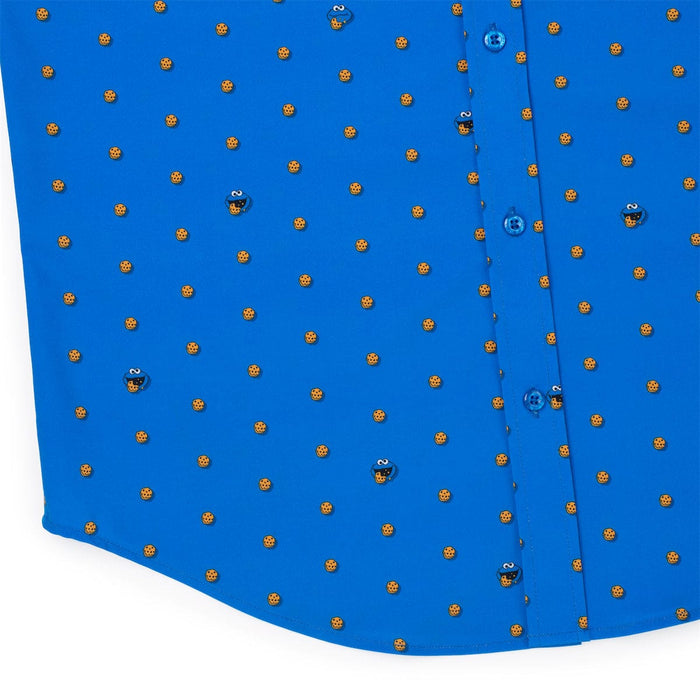 RSVLTS Sesame Street Short Sleeve Shirt Sesame Street "Me Want Cookie!" – KUNUFLEX Short Sleeve Shirt Sesame Street "Me Want Cookie!" – KUNUFLEX Short Sleeve Shirt