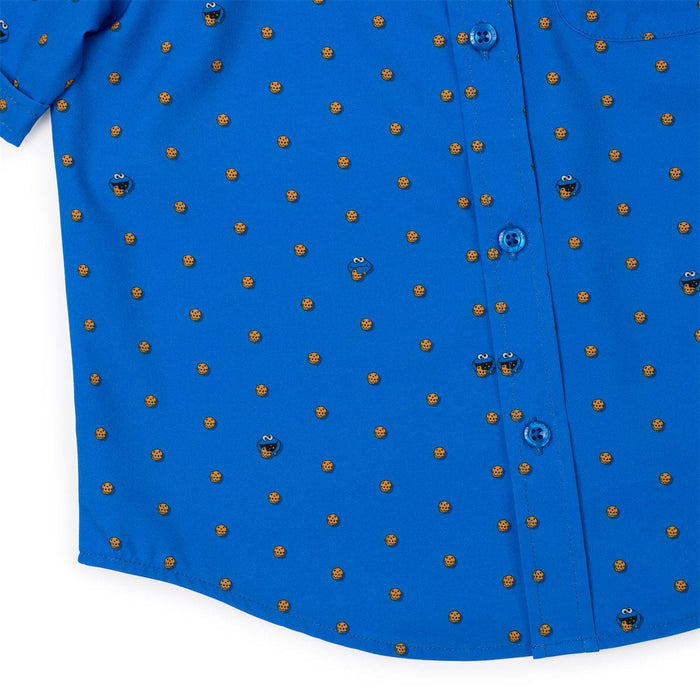 RSVLTS Sesame Street Preschool Short Sleeve Shirt Sesame Street "Me Want Cookie!" – Preschooler KUNUFLEX Shirt Sesame Street "Me Want Cookie!" – Preschooler KUNUFLEX Shirt