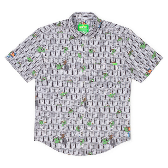 RSVLTS Sesame Street Short Sleeve Shirt Sesame Street "Scram!" – KUNUFLEX Short Sleeve Shirt Sesame Street "Scram!" – KUNUFLEX Short Sleeve Shirt