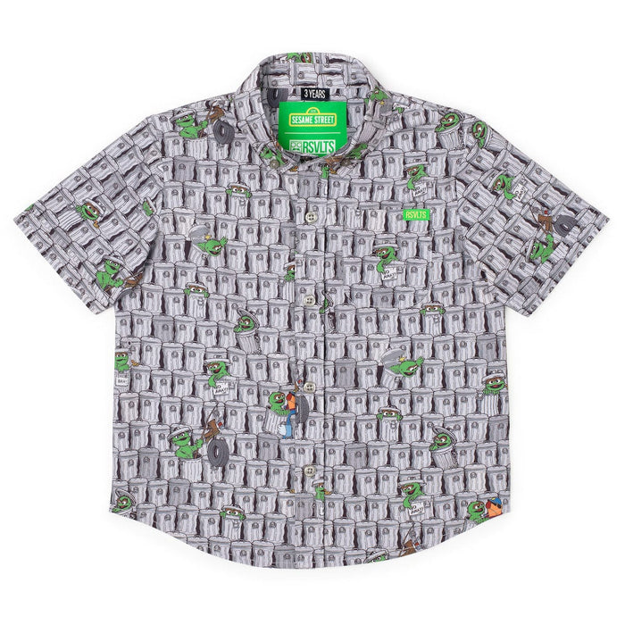 RSVLTS 2T Sesame Street Preschool Short Sleeve Shirt Sesame Street "Scram!" – Preschooler KUNUFLEX Short Sleeve Shirt Sesame Street "Scram!" – Preschooler KUNUFLEX Short Sleeve Shirt