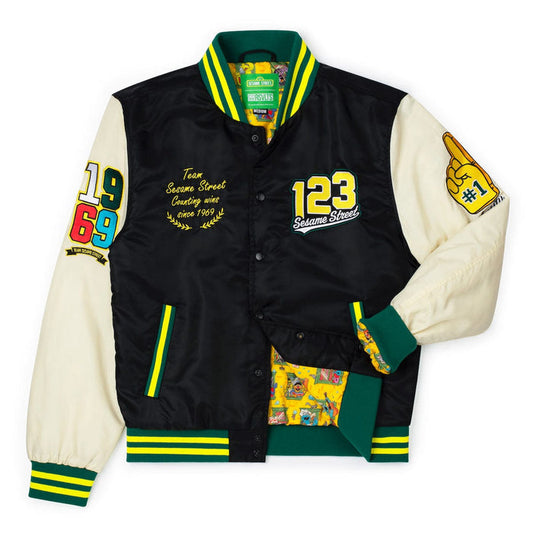 RSVLTS S Sesame Street Jacket Sesame Street "Team Sesame Street" – Coach Jacket Sesame Street "Team Sesame Street" – Coach Jacket