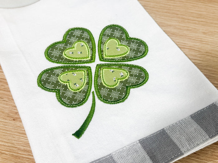 Shamrock Love Appliqué Machine Embroidery (Downloadable Pattern)