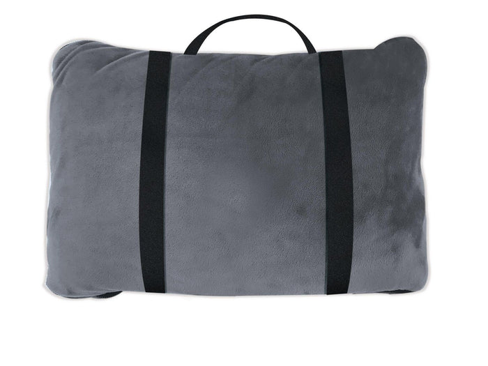 SHARPER IMAGE USB Powered Plush 2-in-1 Heated Blanket - SMG6001GY