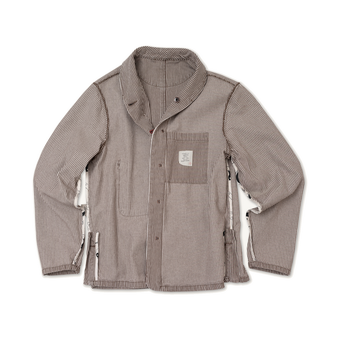 Shepherds Shirt in Coyote Hickory Stripe