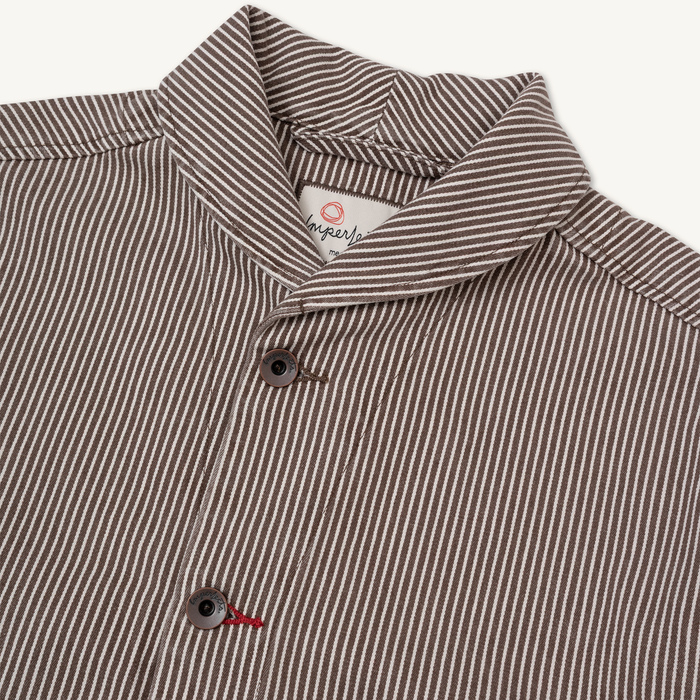 Shepherds Shirt in Coyote Hickory Stripe