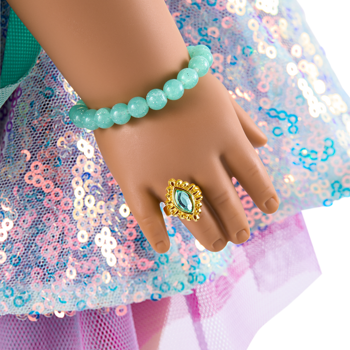 Shimmering Sea Turtle Backpack & Accessory Set for 18-inch Dolls