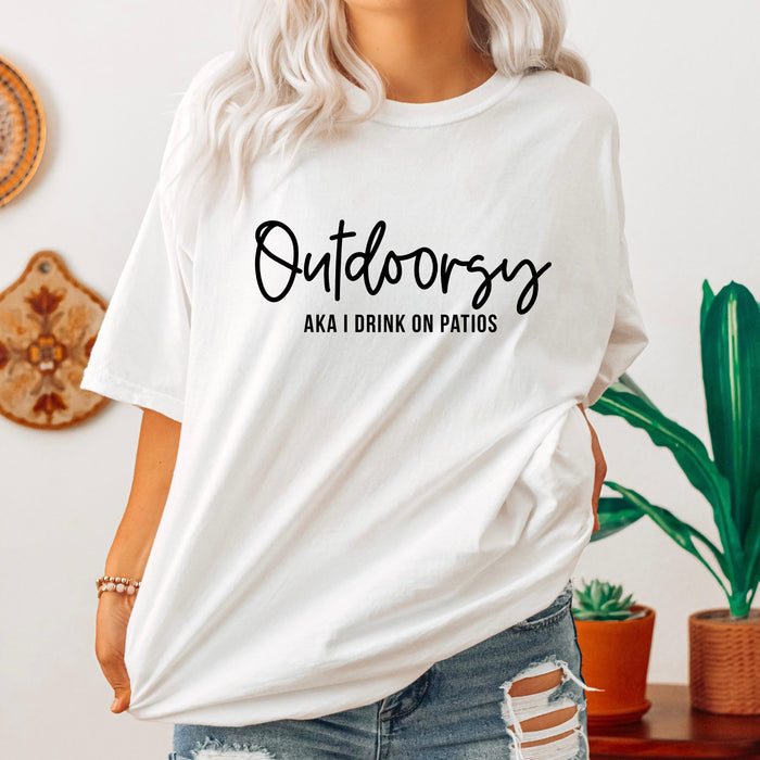 Shirt of the Month - Outdoorsy AKA I Drink On Patios