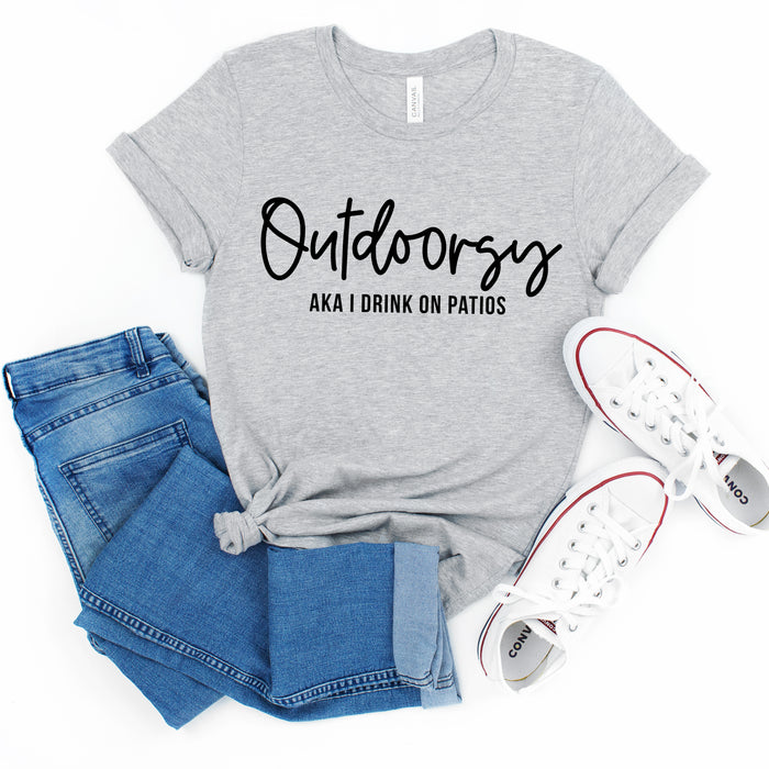 Shirt of the Month - Outdoorsy AKA I Drink On Patios, product photo 2