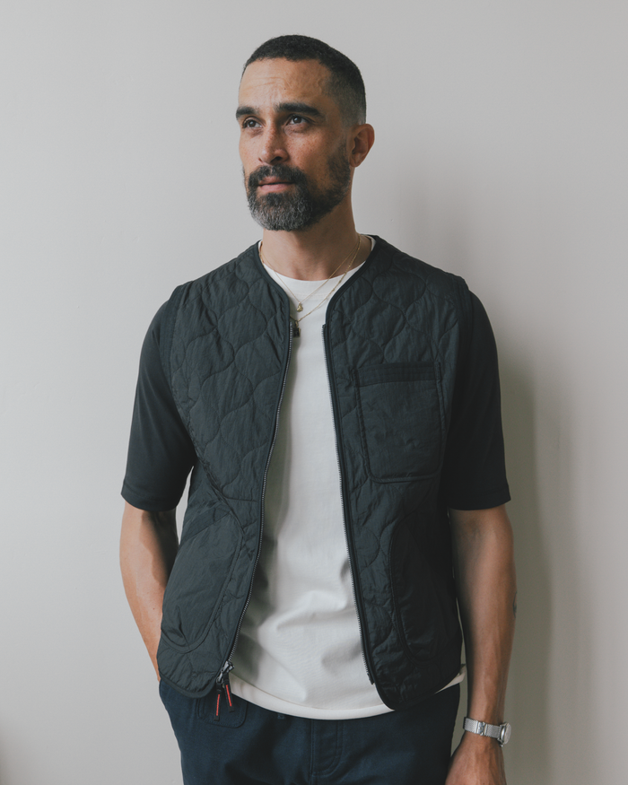 Shokunin Vest in Quilted Nylon