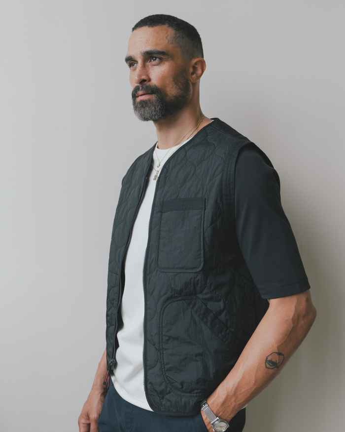 Shokunin Vest in Quilted Nylon