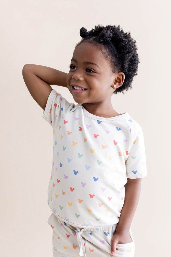 Mickey head patterned tshirt