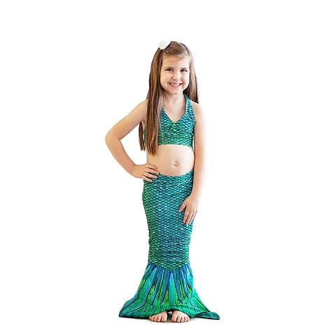Siren Green Toddler Mermaid Tail 2T/3T