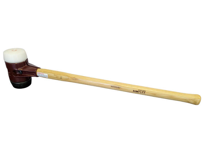 Sledge Hammer w/ Cast Iron Housing and Composite Rubber + Superplastic Faces - Long Handle-Halder-Atlas Preservation