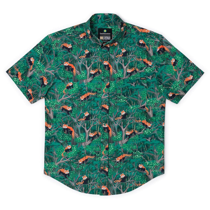 RSVLTS Smithsonian Short Sleeve Shirt Smithsonian’s National Zoo and Conservation Biology Institute "Red Panda-monium" – KUNUFLEX Short Sleeve Shirt Smithsonian’s National Zoo and Conservation Biology Institute "Red Panda-monium" – KUNUFLEX Short Sleeve Shirt