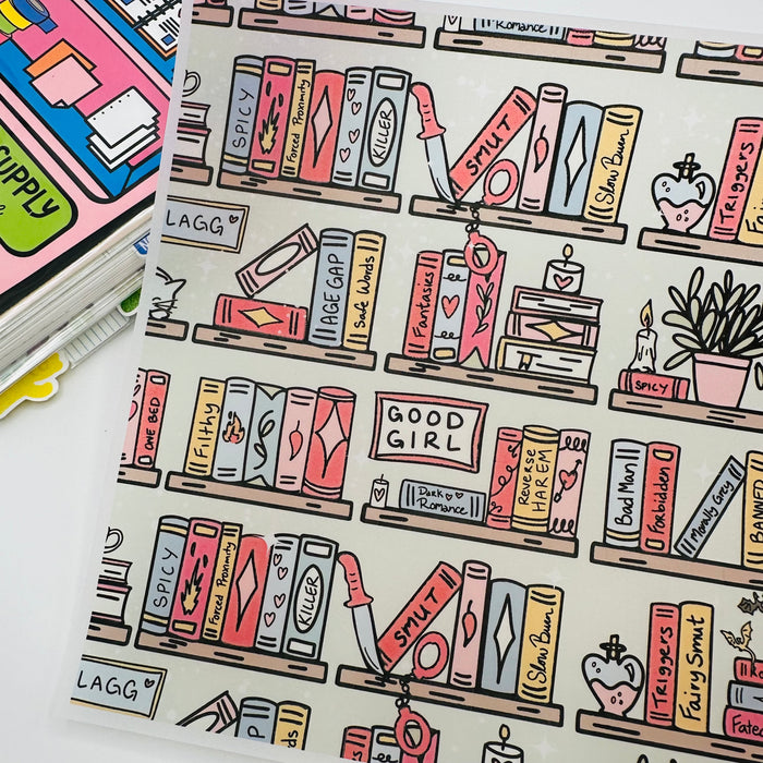 Smut Bookshelf Vellum