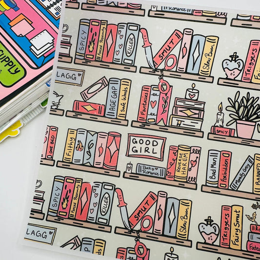 Smut Bookshelf Vellum