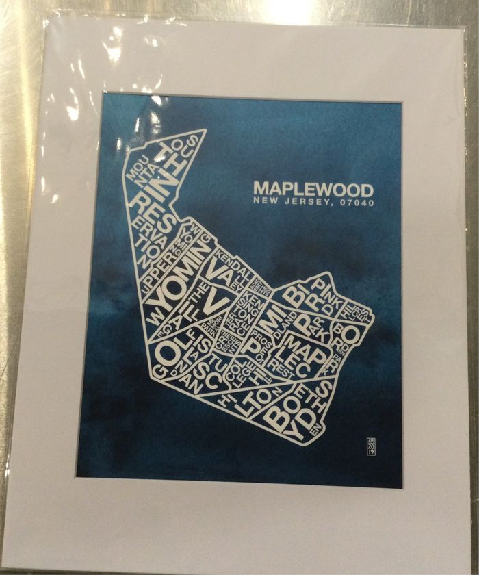 South Orange & Maplewood Map Prints