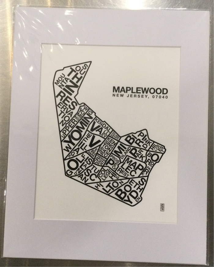 South Orange & Maplewood Map Prints