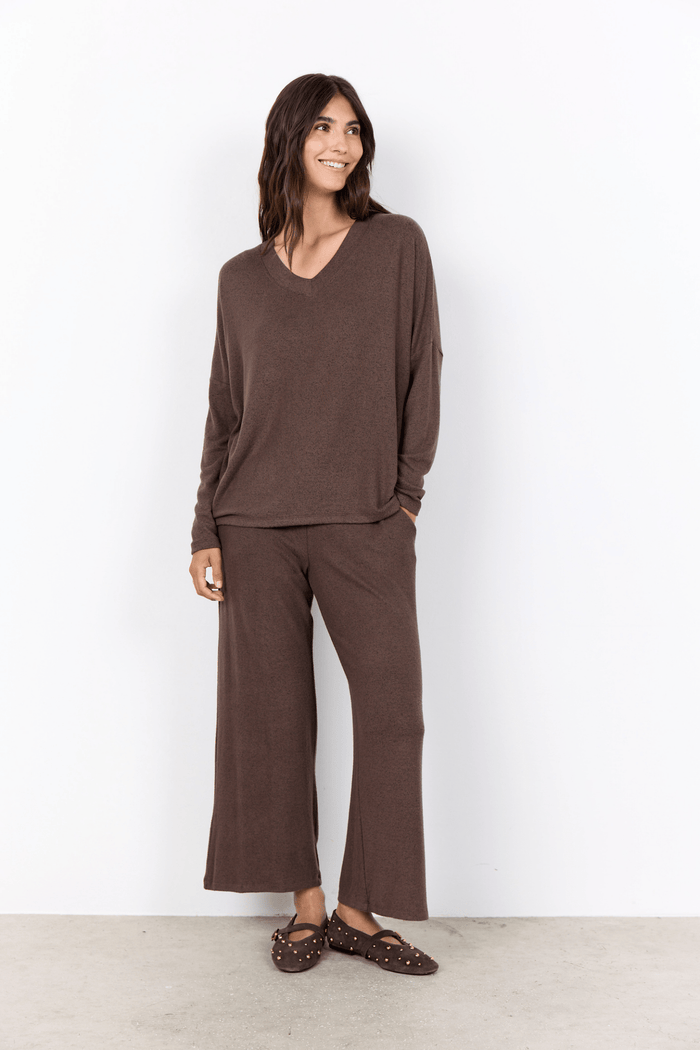 Soya Concept 25893-20 Biara Blouse Hot Fudge Melange
