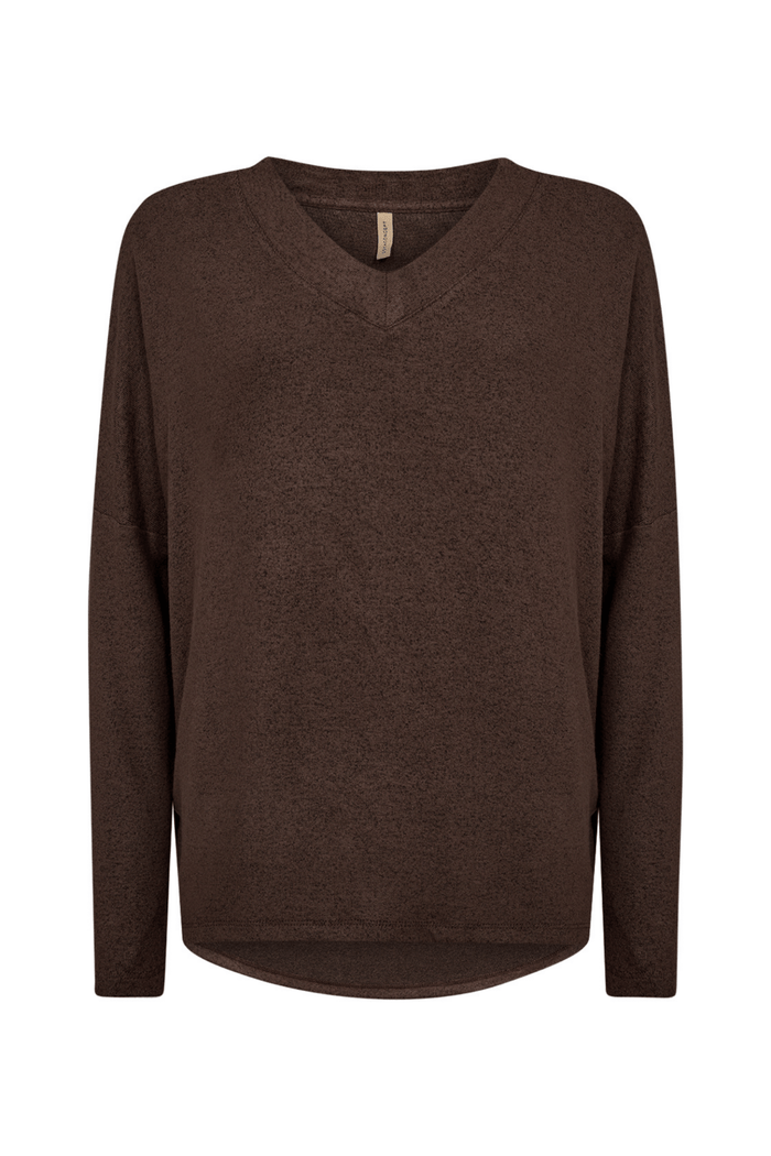 Soya Concept 25893-20 Biara Blouse Hot Fudge Melange