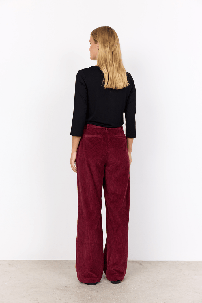 Soya Concept 41368-20 Bindi Trousers Dark Red at Dotique