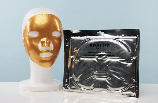 SpaLife Beauty - Gold Hydrogel Facial Mask + Collagen Crystal Facial Mask