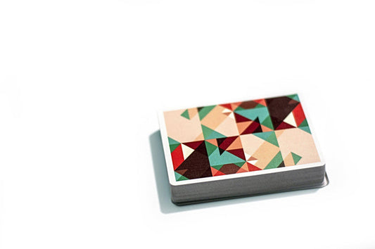 Sparkle Point: Green Playing Cards by US Playing Card Co.
