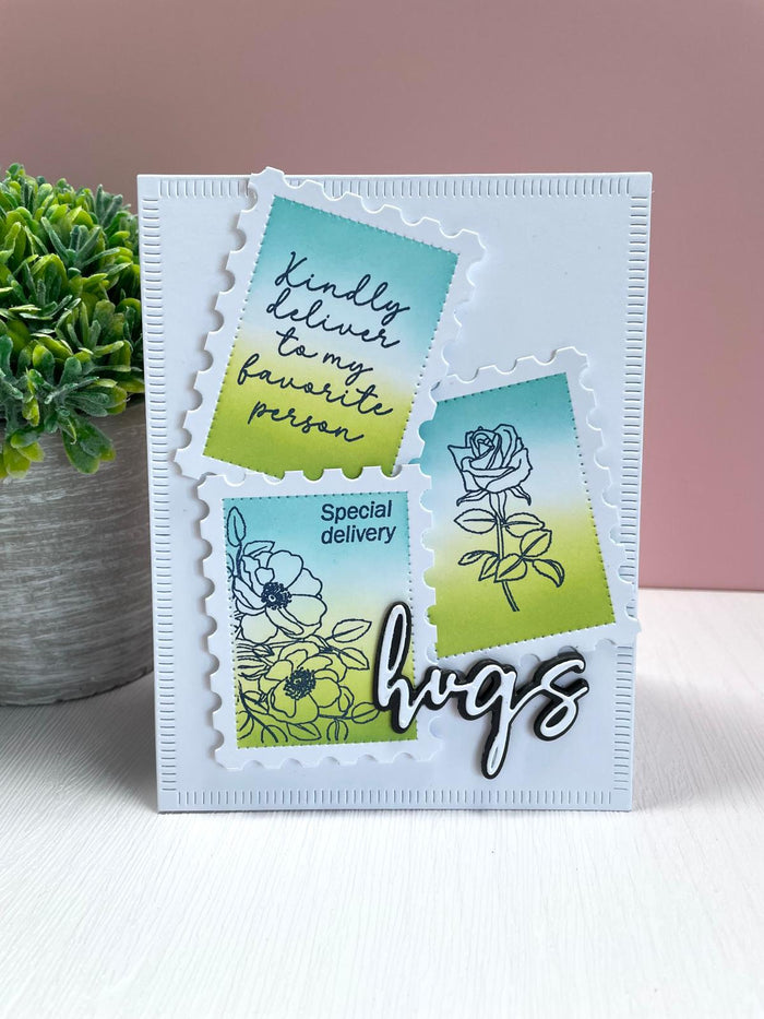 Special Delivery Stamp/Die/Stencil Set Bundle